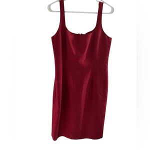 Dana Buchman Elegant Red Sleeveless Dress silk dress size 8